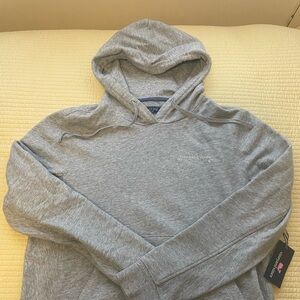 Vineyard vines gray hooded sweatshirt